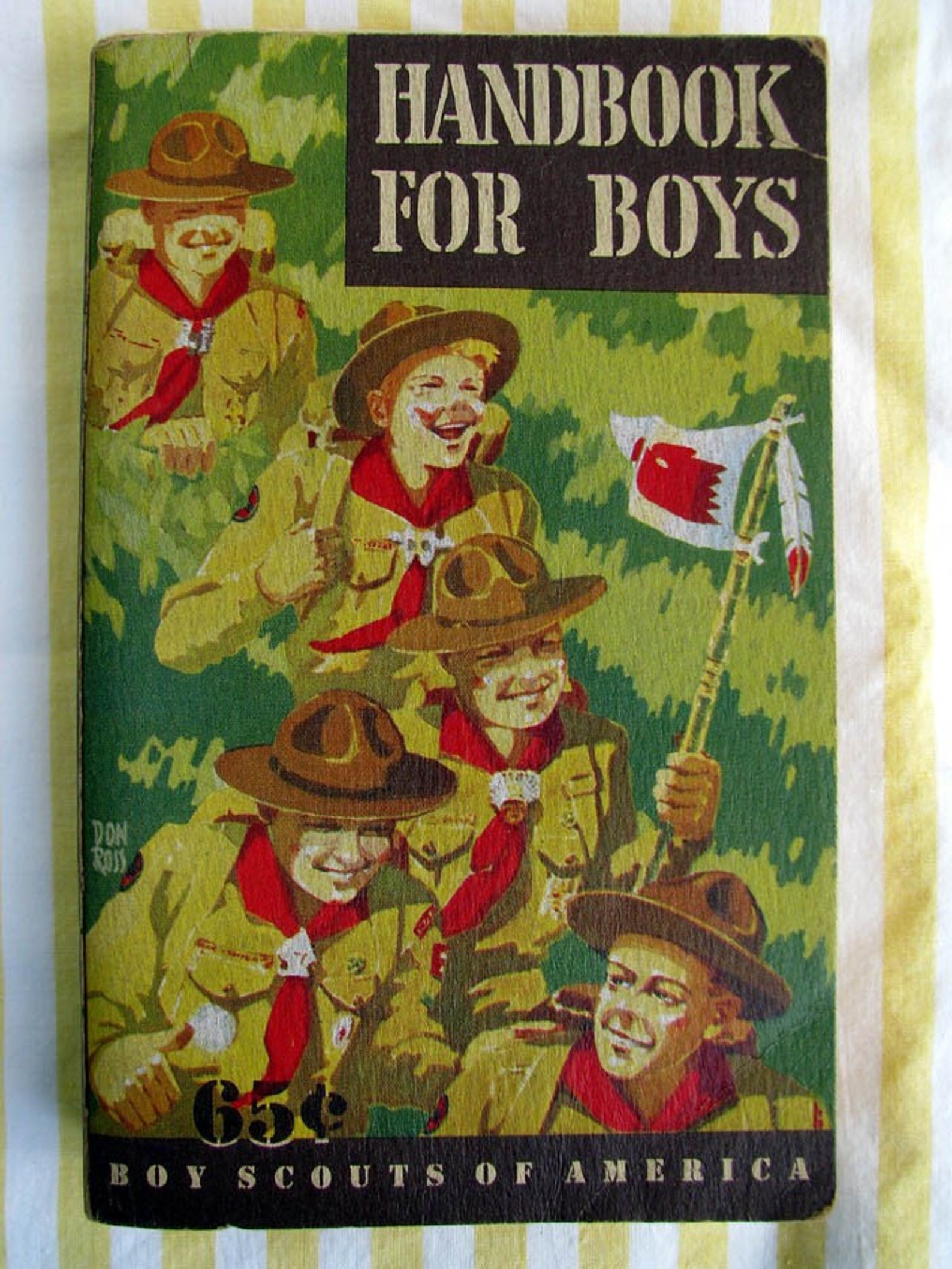 Vintage 1948 Boy Scout Handbook Fabulous Graphics and Etsy