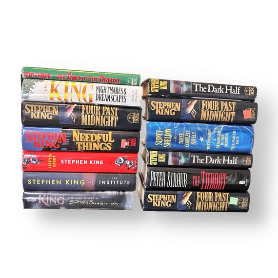 Vintage Stephen King Hardcover Books: First Edition Horror