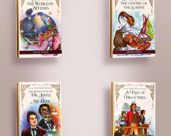 Vintage Illustrated Classics – Collectible Book Set