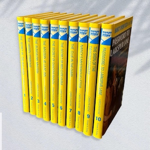 Vintage 1987 Nancy Drew Book Print: Mystery Stories Collection