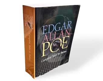 Vintage Edgar Allan Poe Paperback: Complete Tales and Poems, Gothic Book