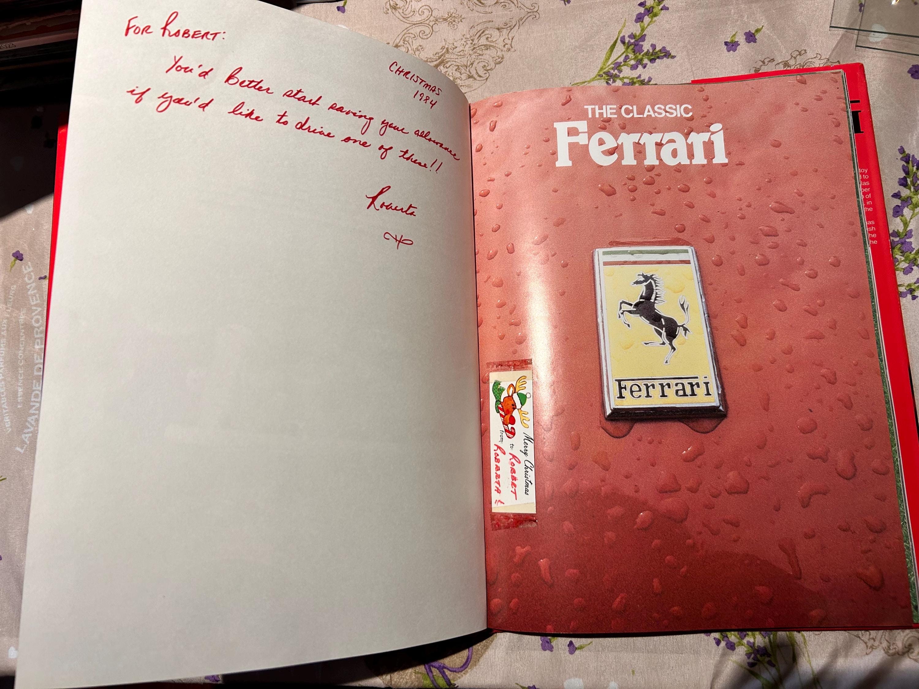 Vintage Ferrari Hardcover Book – MCM Coffee Table Decor - Etsy