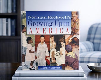 Vintage Norman Rockwell Art Book -  Hardcover Treasury
