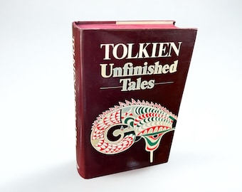 Unfinished Tales by Tolkien: 1980 First Edition Hardcover, Rare Find