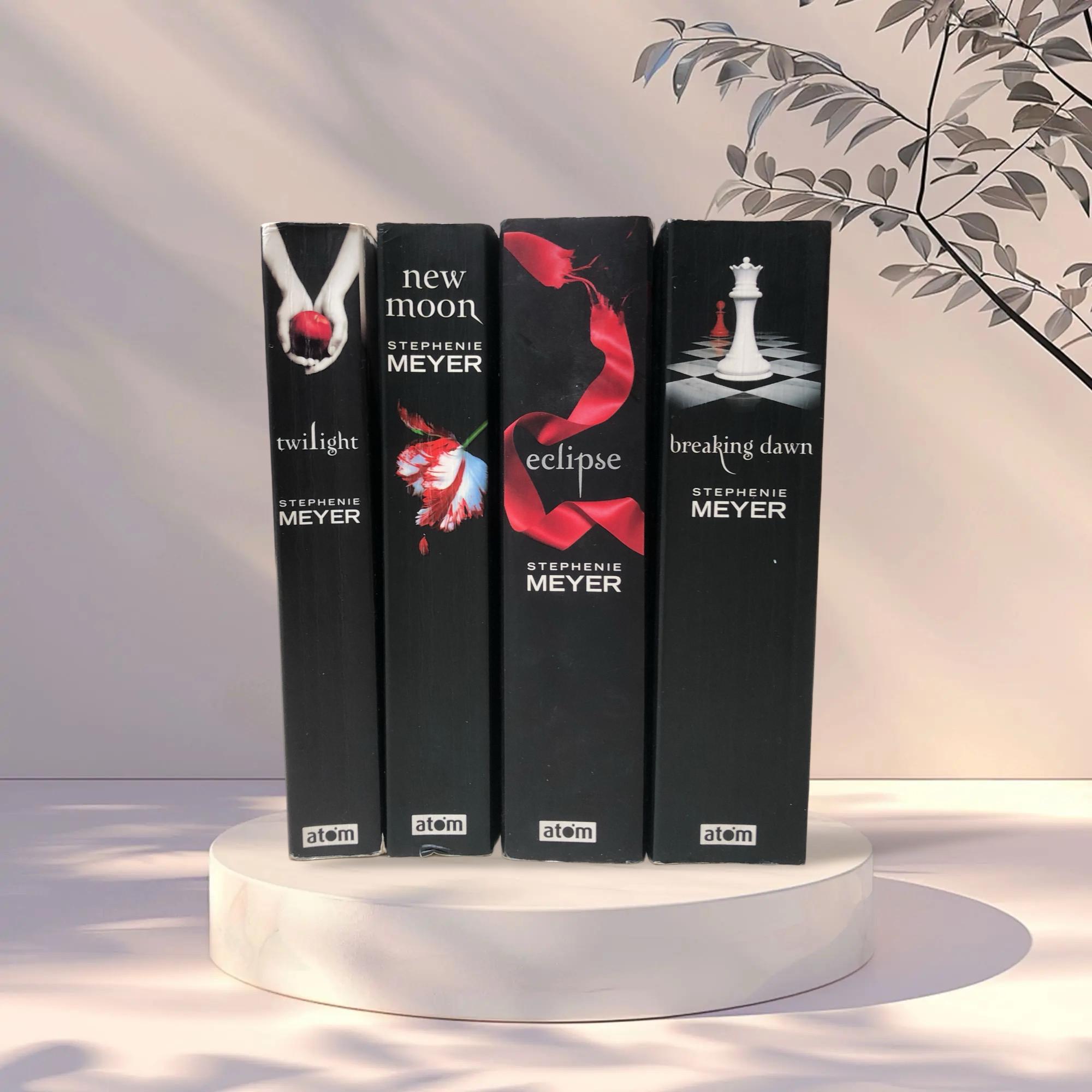 Paperback Version The Twilight Saga: Twilight • New Moon • Eclipse • Breaking Dawn, Set of 4 Paperback Books Set, by STEPHENIE MEYER,