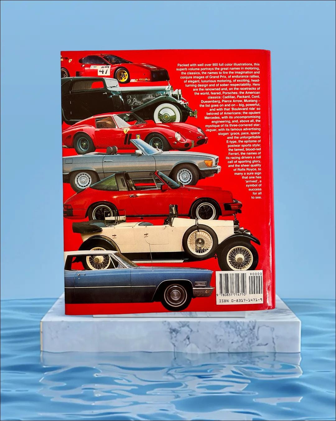 Classic Cars Hardcover Book – Retro Automobile Photography, MCM