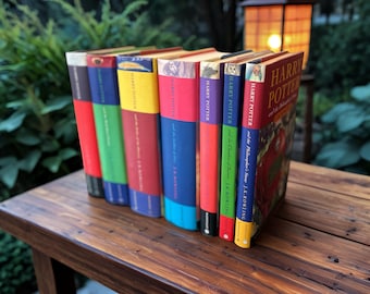 Vintage Harry Potter Hardcover Entire Book Set: First Edition Collectibles since 1997, 7 Books