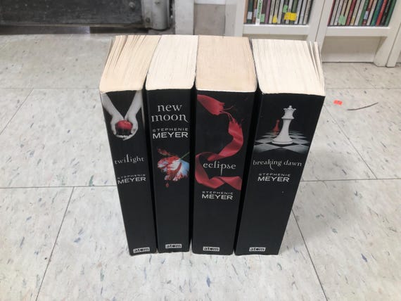 Twilight Saga Paperback Set: Stephenie Meyer, Books 1-4 - Etsy