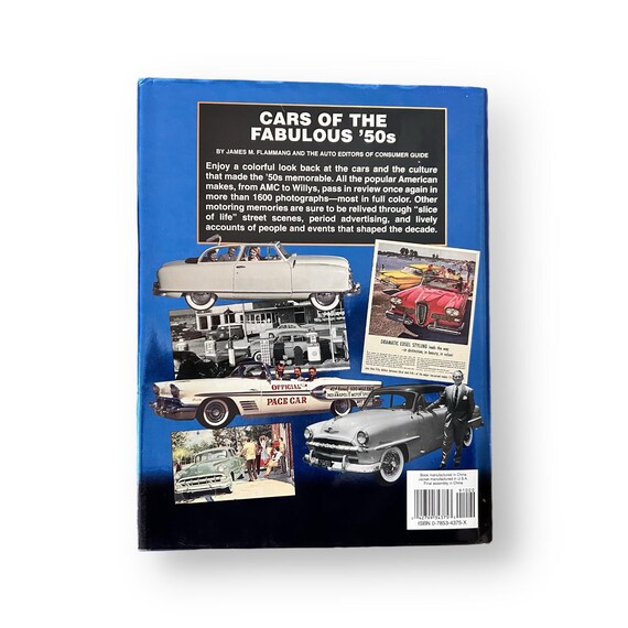 Cars of the '50s Coffee Table Book – MCM Car Culture - Etsy