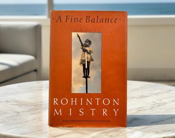 A Fine Balance by Rohinton Mistry – Vintage Hardcover Novel – Canadian Literature – Modern Classic Book