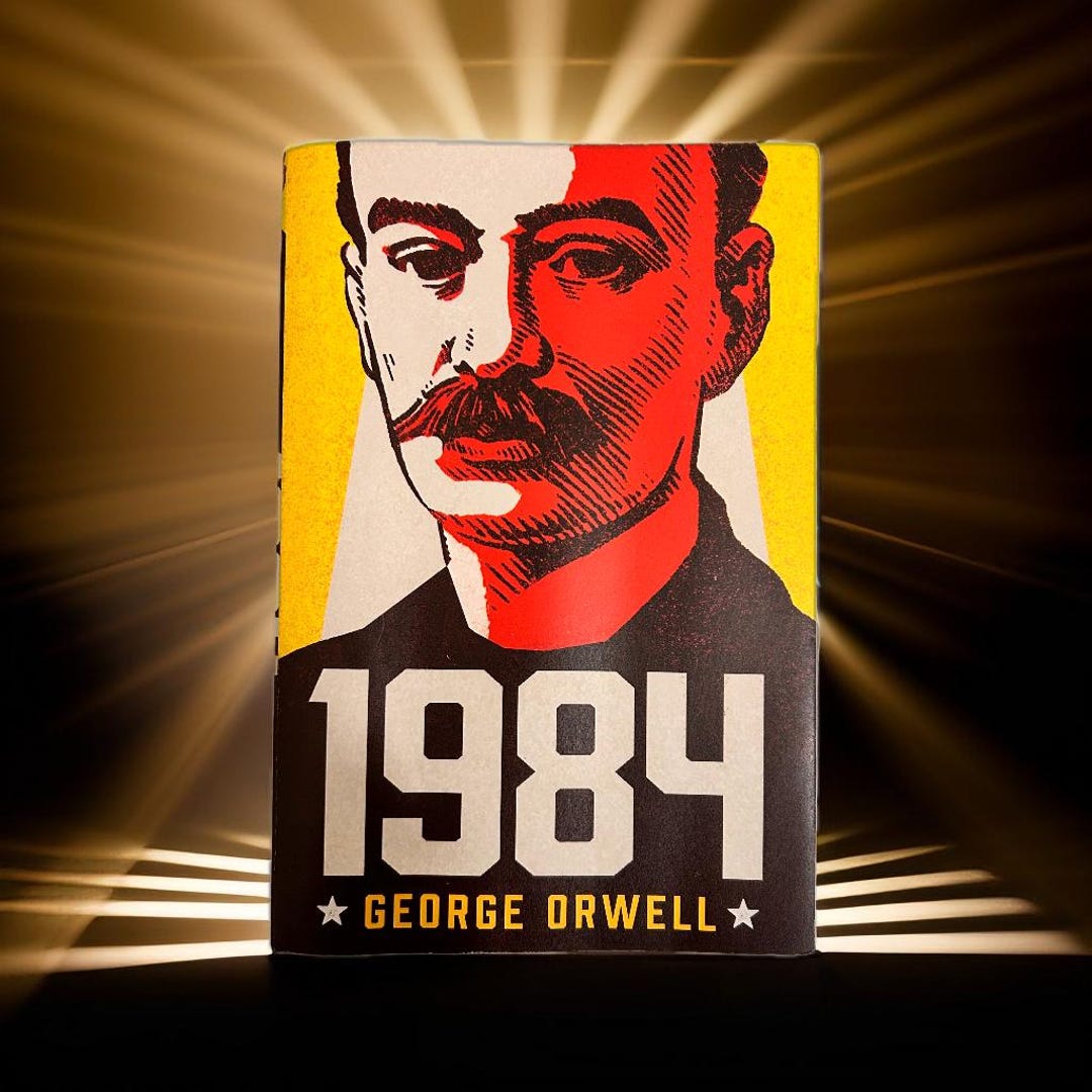 Vintage 1984 Novel by George Orwell - Classic Dystopian Book - Etsy
