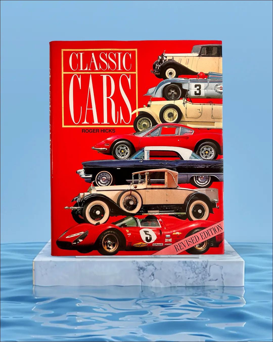 Classic Cars Hardcover Book – Retro Automobile Photography, MCM