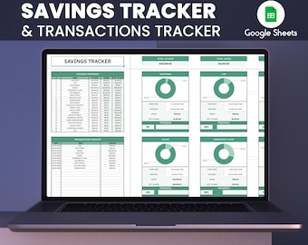 Ersparnisse-Tracker, finanzielle Google-Arbeitsblätter, digitaler Download,Finance Tracker