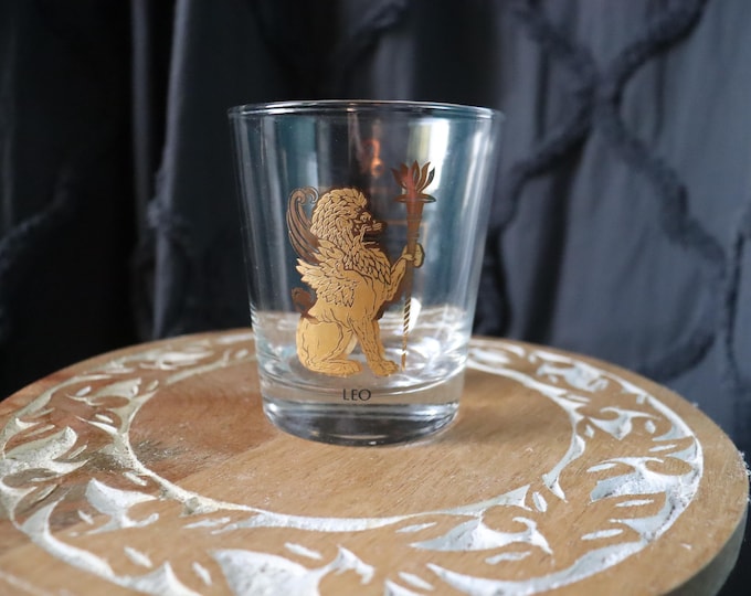 Anchor Hocking Zodiac Lowball Glass Leo OR Libra