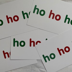 Ho Ho Ho Holiday Postcards