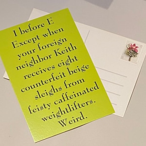 Cartes postales 5 Mots Pun-ny