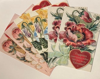 Six Sweet St. Valentine's Day Reproduction Postcards