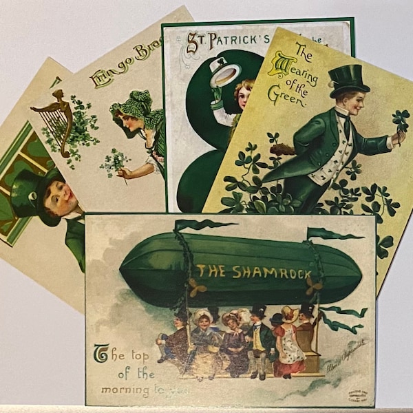 St. Patrick's Day Postcards - Erin Go Bragh!