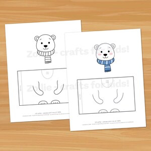 Polar Bear Toilet Roll Craft: Winter Cut & Paste Activity (digital ...