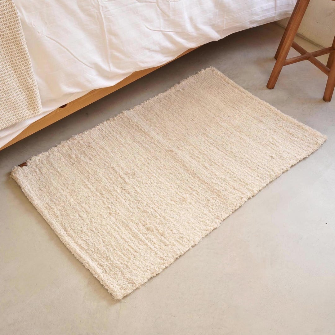 Portugal Rug White Handwoven Rug Made in Portugal From Recycled Cotton 60x100cm ...
