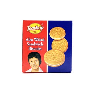 Galletas sándwich Abu Walad / Caja de snacks crujientes importados para la hora del té