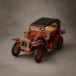 Vintage Metal Car Decor