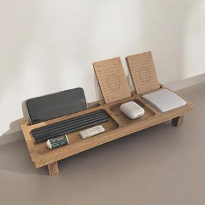 Wooden Desktop Organizer