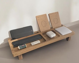Wooden Desktop Organizer