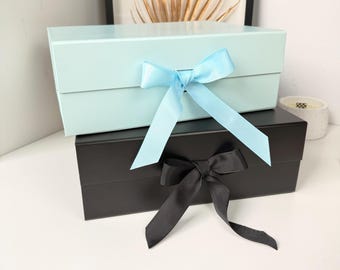 Personalized Keepsake Gift Box with Ribbon, Bridesmaid Proposal Wedding Box