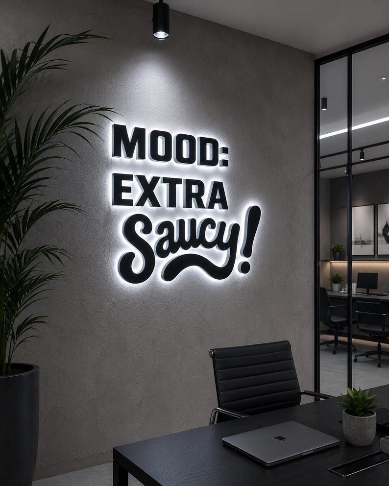 Custom Metal Logo Sign | Laser Cut Stainless Steel Sign | Brushed ...