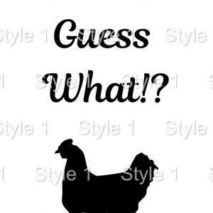 Adivina qué paquete de colillas de pollo-archivo digital- svg, dxf y png