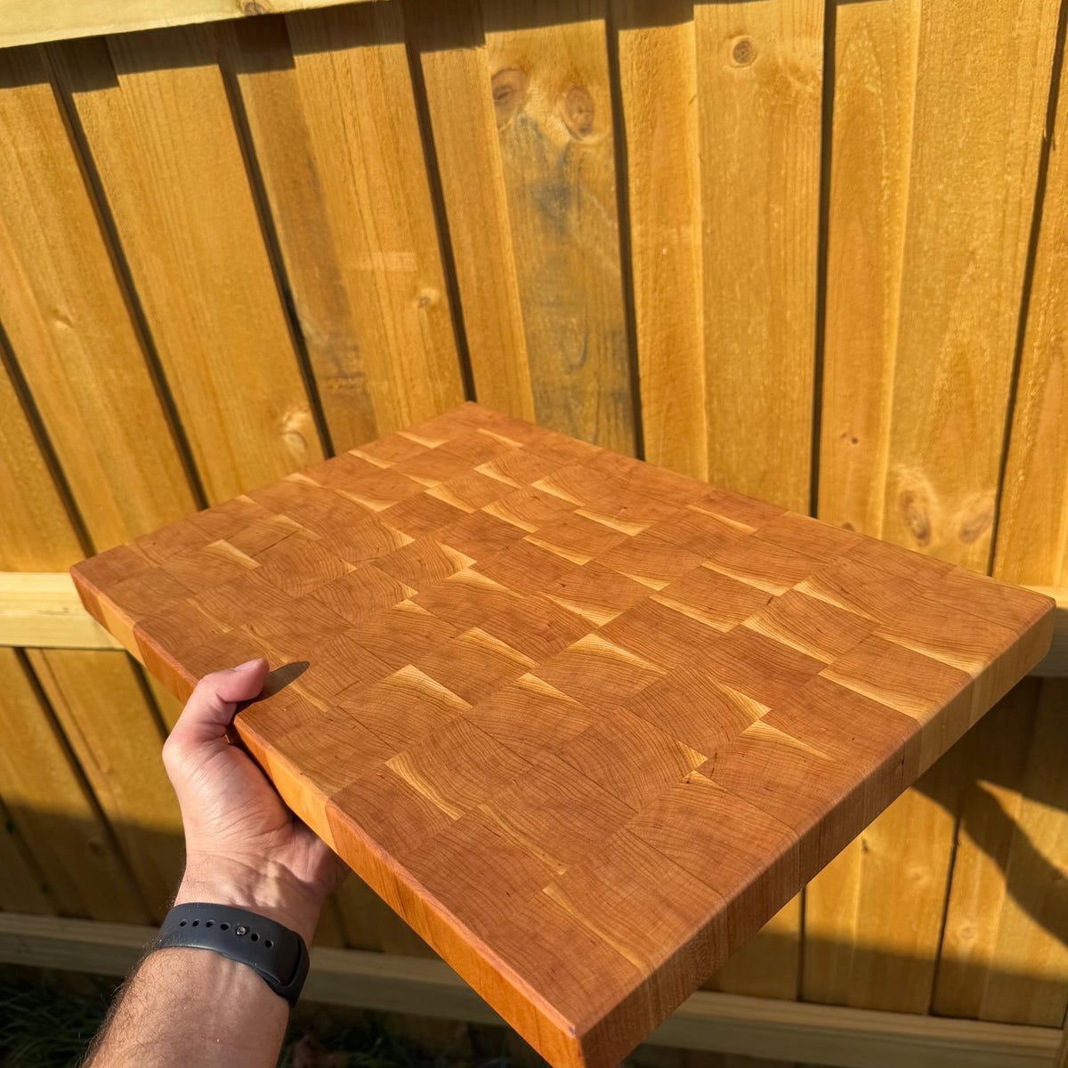 Cherry End Grain Cutting Board / Butcher Block - Etsy