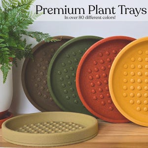 Bandeja para platillos de plantas - Bandeja de goteo para plantas para decoración de interiores - Bandeja para recoger todo - Bandeja de riego