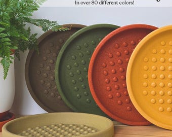 Plateau de soucoupe pour plantes - Bac d'égouttement pour plantes pour décoration d'intérieur - Bac collecteur - Bac d'arrosage