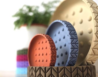 Plantaardige schotel - Lekbak of opvangbak voor huisdecoratie of kantoororganisatie