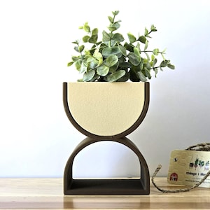 Indoor Planter for office decor modern pot for indoor garden planter for succulent pot handmade gift flower pot decorative planter modern