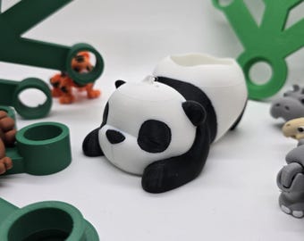 Panda Planter - Cute Succulent Pot, Kawaii Indoor Decor Gift for Home or Desk