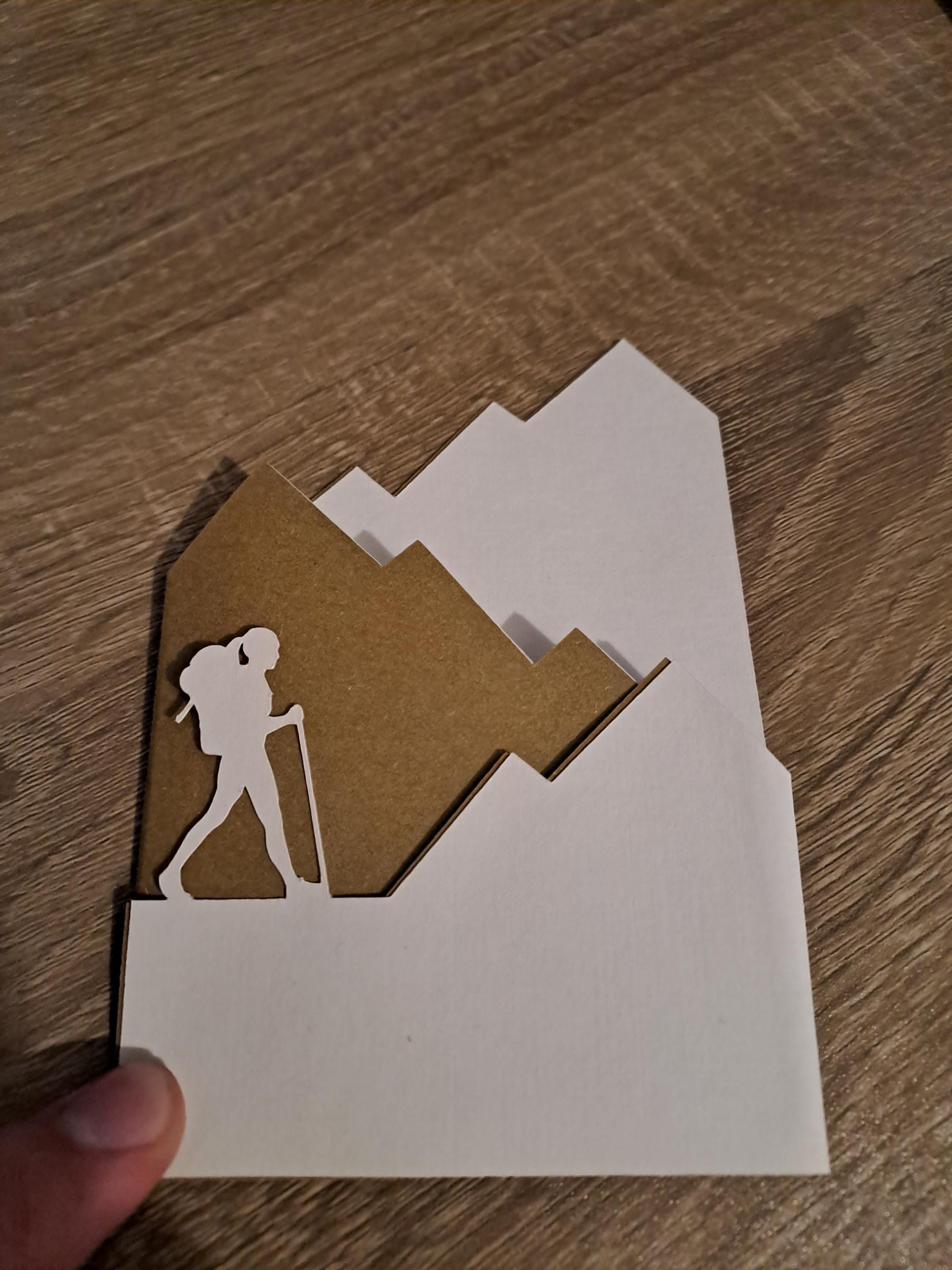 MyZirbe Carte En Bois, Arbre De Vie, 100% Faite à La Main En Autriche, Carte Postale