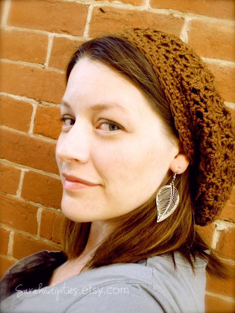 Crochet Slouchy Boho Hat - INSTANT DOWNLOAD - Crochet Pattern PDF - Etsy