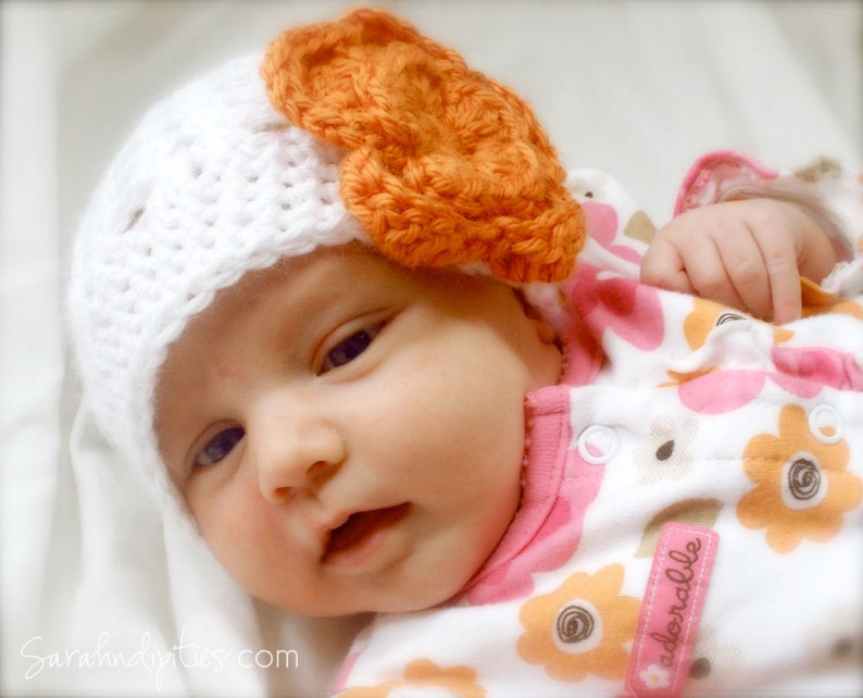 Crochet Baby Shell Beanie Hat You Choose Colors image 3