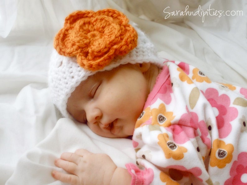 Crochet Baby Shell Beanie Hat You Choose Colors image 2