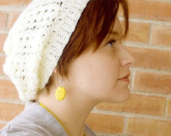 Crochet Bubble Slouch Beanie - INSTANT DOWNLOAD - Crochet Pattern PDF