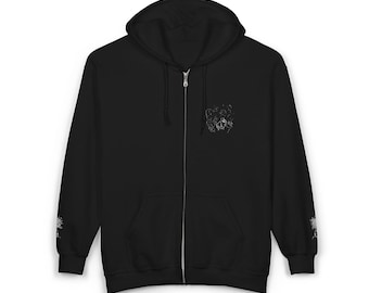 DID Awareness-hoodie met geborduurde ritssluiting