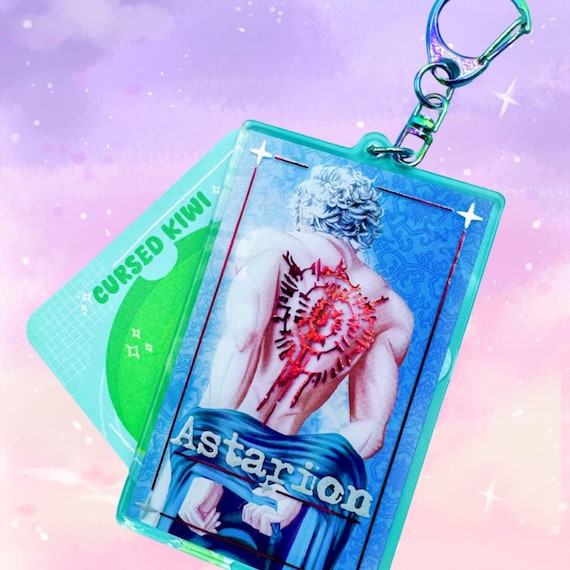 Infernal Scars Metallic Foil Keychain | Vampire Spawn Acrylic Charm