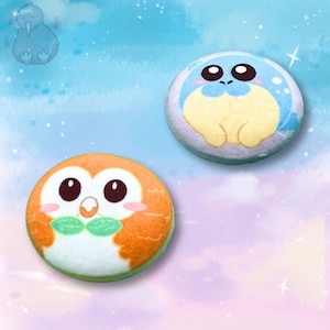 Pin de pelúcia Poke Pal Cookie | Pinguim Amarelo Rato Foca Coruja