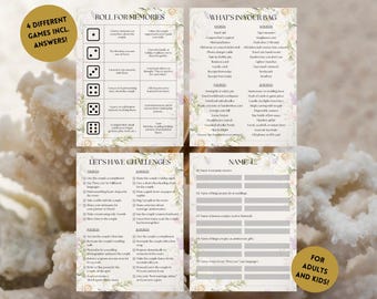 Fun Wedding Reception & Bridal Shower Games | Interactive Wedding Activities | Instant Download | Melrose