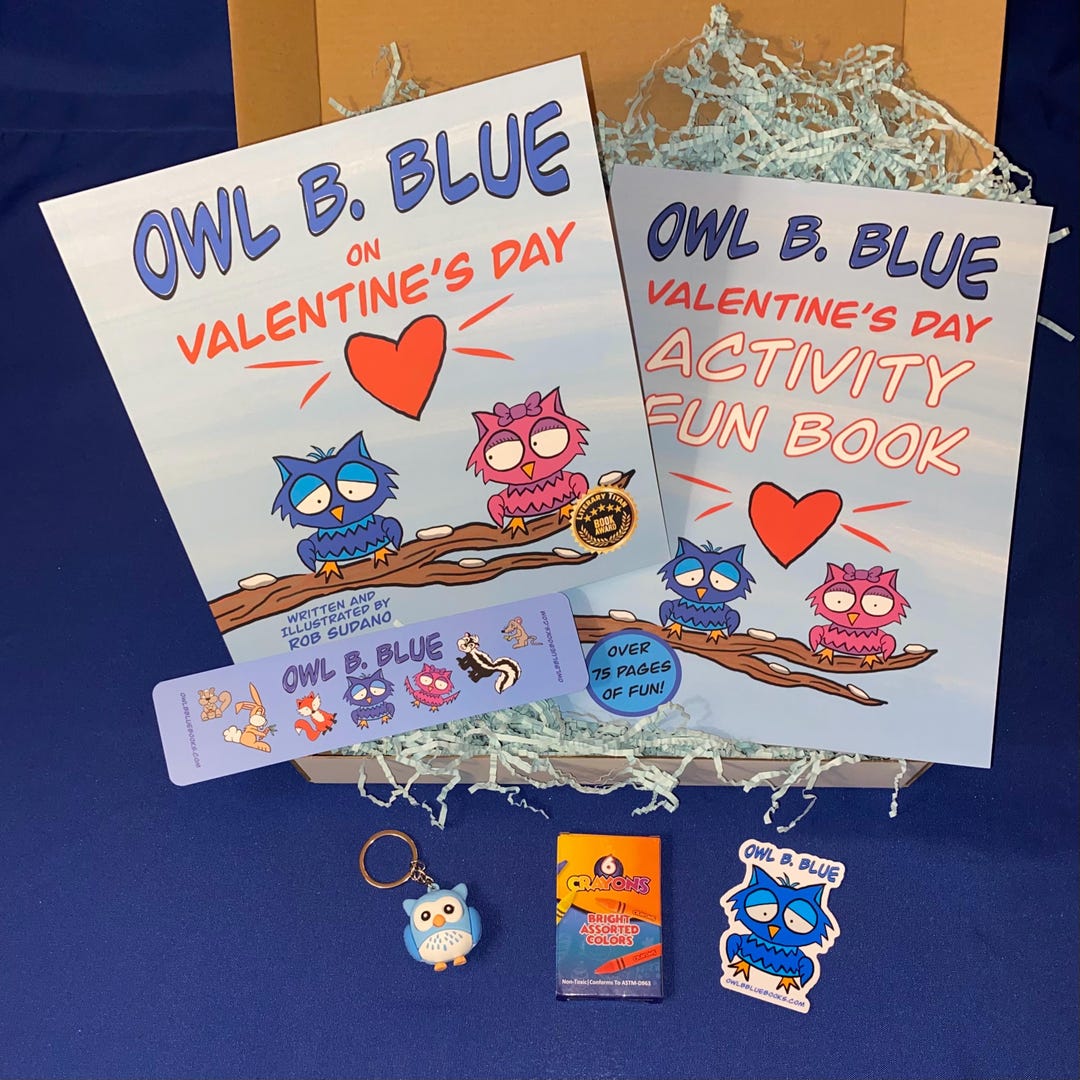Blue’s Valentines Book Bundle Box - Gift Box Featuring A Children’s ...
