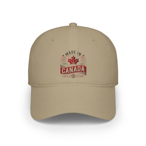 Made In Canada Low Profile Baseball Cap