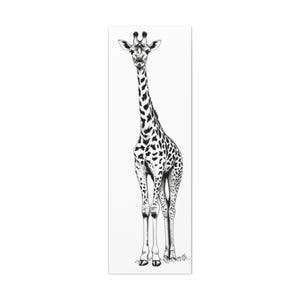 Elegant Giraffe Matte Canvas, Stretched, 1.25&quot;