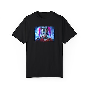 Camiseta Cyborg Girl: Camiseta Comfort Colors Tingida na Cor da Pele